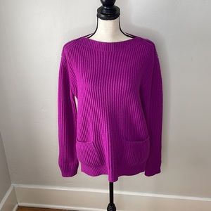 Marc Jacobs Chunky Pocket Magenta sweater